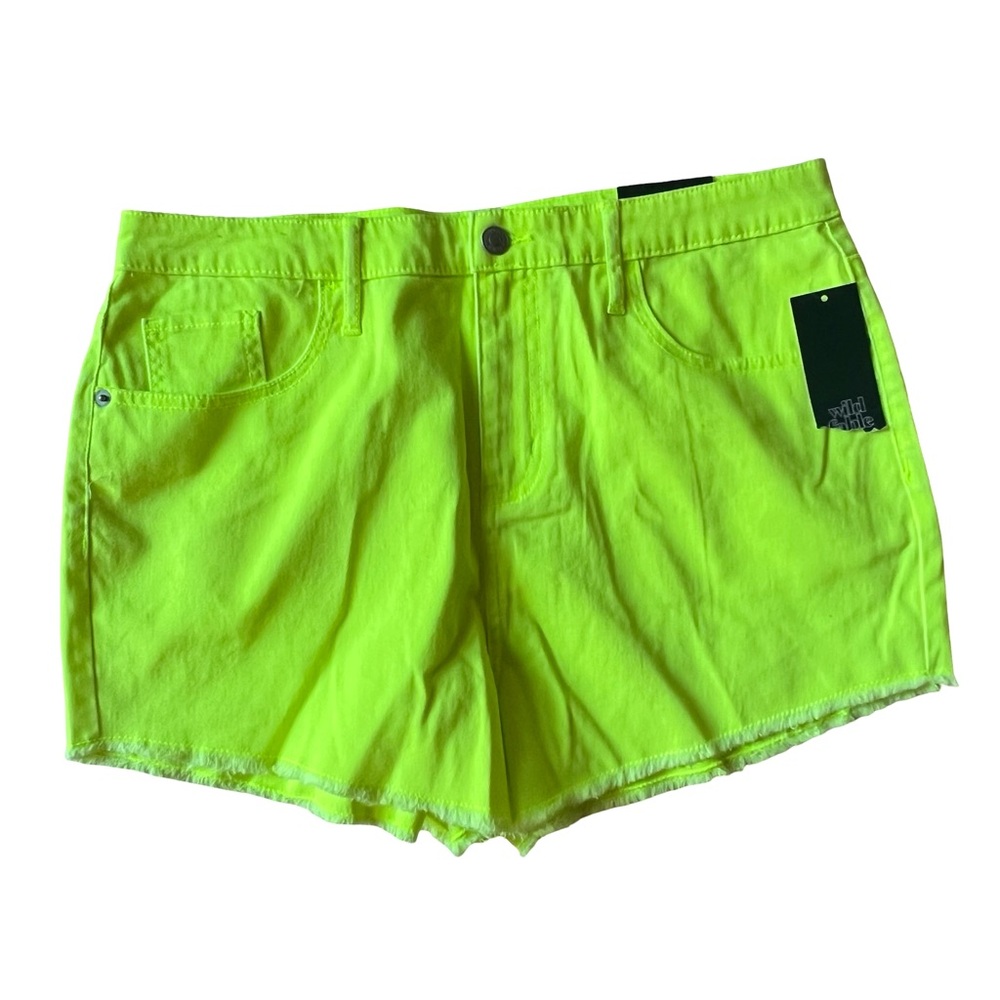 Wild Fable Neon Yellow Shorts